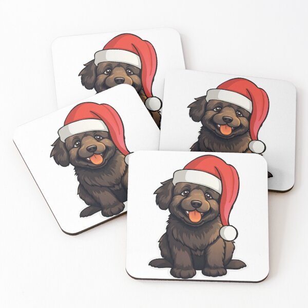 Item preview, Festive Newfoundland Bliss - Cartoon Canine Delight designed and sold by PureGlee.
