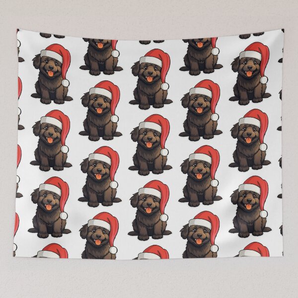 Item preview, Festive Newfoundland Bliss - Cartoon Canine Delight designed and sold by PureGlee.