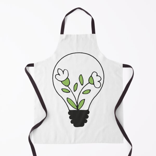 Item preview, Floral lightbulb with cute flowers - green nature energy designed and sold by NataliaVVV.
