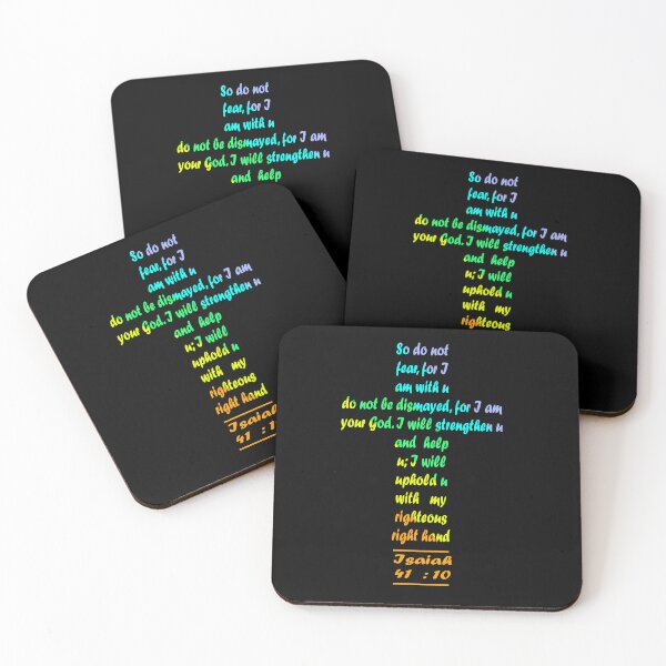 Item preview, Isaiah 41- do not fear for i am with you | scripture verse | bible verse |  cross design - multicolor designed and sold by ZechJohnRB.