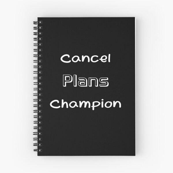 Item preview, Cancel Plans Champion: Introvert designed and sold by Lelijo.