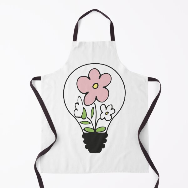 Item preview, Floral lightbulb with cute flowers - green nature energy designed and sold by NataliaVVV.