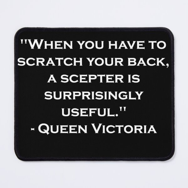 Item preview, Nonsense Quotes Queen Victoria designed and sold by JollyGoodMerch.