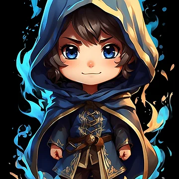 Artwork thumbnail, Chibi Wizard by InkFool