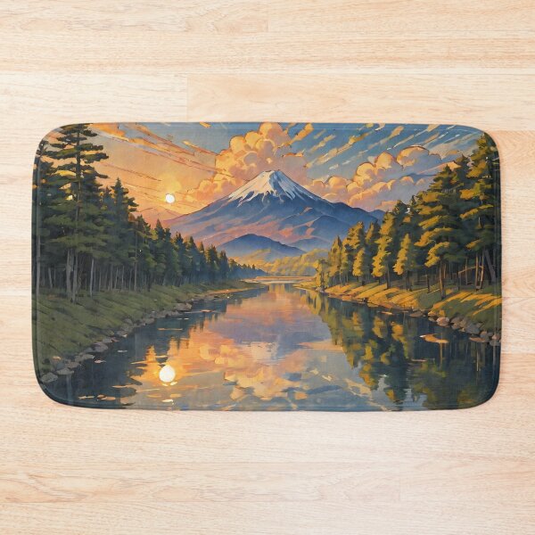 Item preview, Dawn Welcoming - A Contemporary Ukiyo-e Nature Landscape designed and sold by Kijiermono.