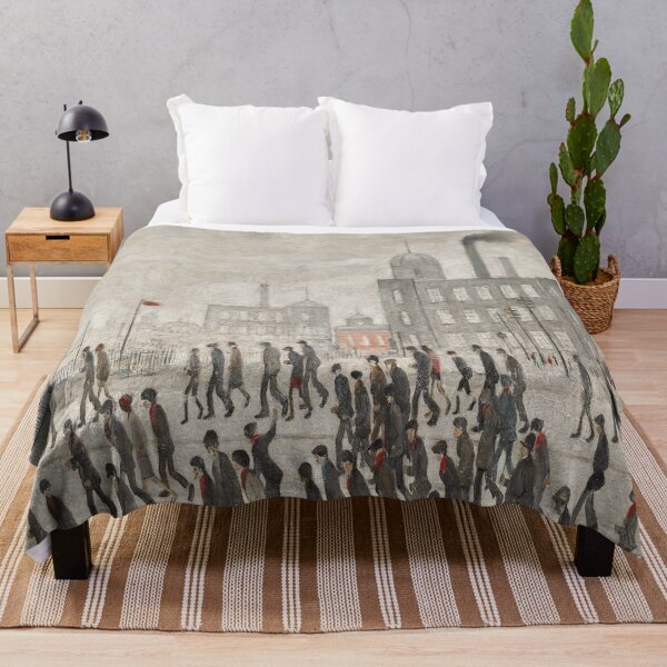 Lowry Throw Blankets for Sale Redbubble