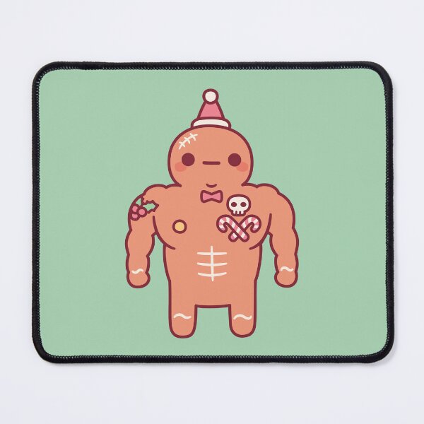 Item preview, Funny Muscular Gingerbread Man With Christmas Tattoos designed and sold by rustydoodle.