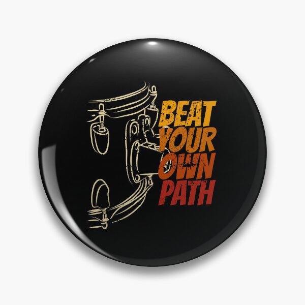 Item preview, Beat Your Own Path, Line Art of Drum designed and sold by CJansuebsri.