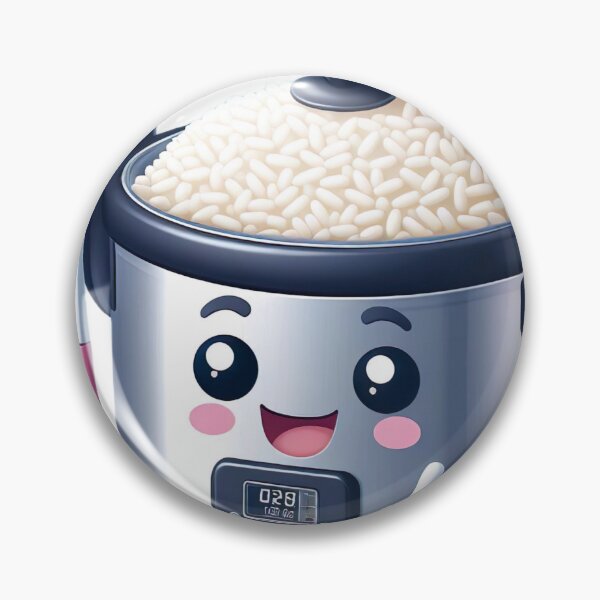 Item preview, "Whimsical Rice Cooker Adventure: Animated Charm with Cute Anime Spoon" designed and sold by Huycao211.