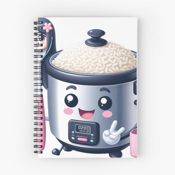 Item preview, "Whimsical Rice Cooker Adventure: Animated Charm with Cute Anime Spoon" designed and sold by Huycao211.