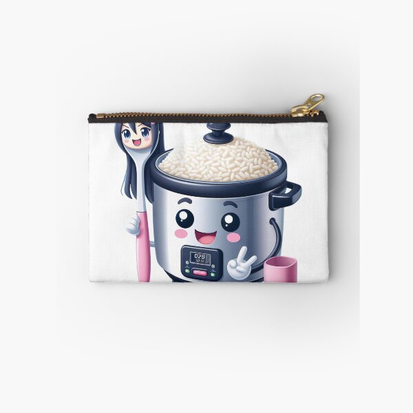 Item preview, "Whimsical Rice Cooker Adventure: Animated Charm with Cute Anime Spoon" designed and sold by Huycao211.