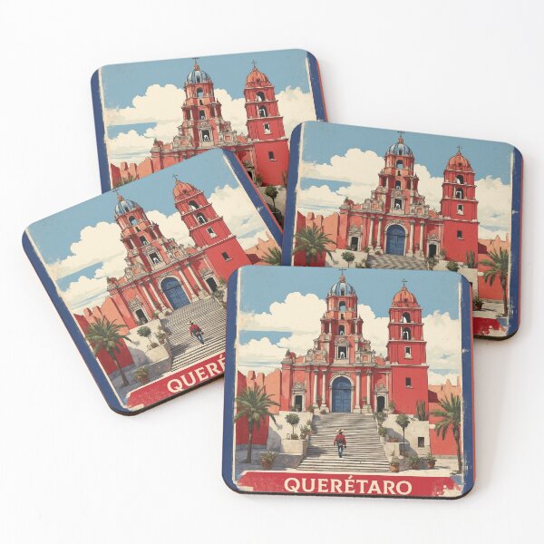 Item preview, Querétaro Mexico Vintage Poster designed and sold by TravelersGems.
