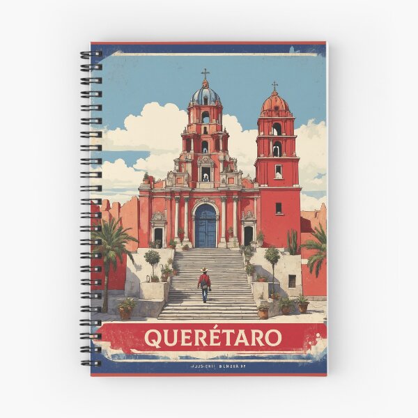 Item preview, Querétaro Mexico Vintage Poster designed and sold by TravelersGems.