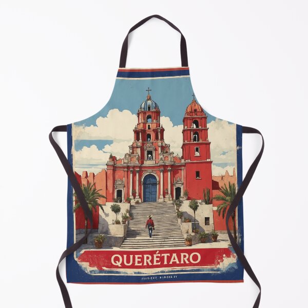 Item preview, Querétaro Mexico Vintage Poster designed and sold by TravelersGems.