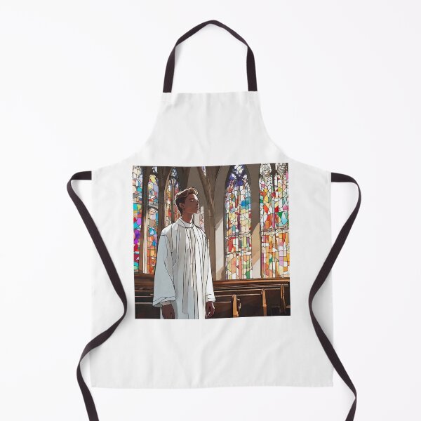 Artikelvorschau, Farbskizze eines Chorknaben, der in einer Kirche steht entworfen und verkauft von ailia-hikaru.