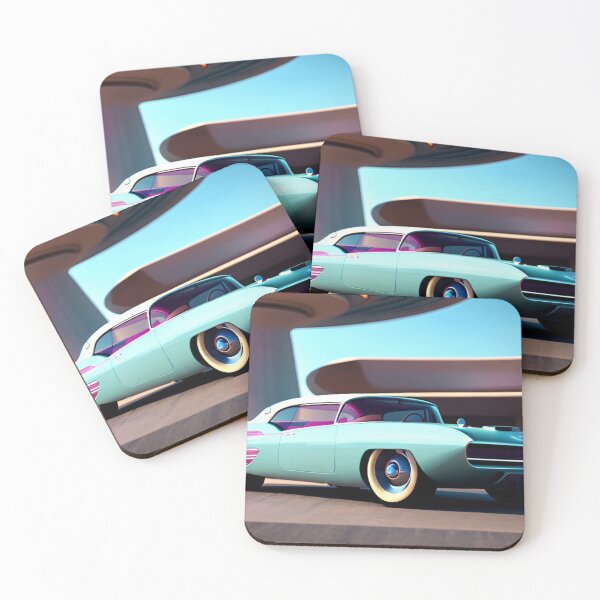 Item preview, Retro futurism muscle car designed and sold by MatrixTattoo.