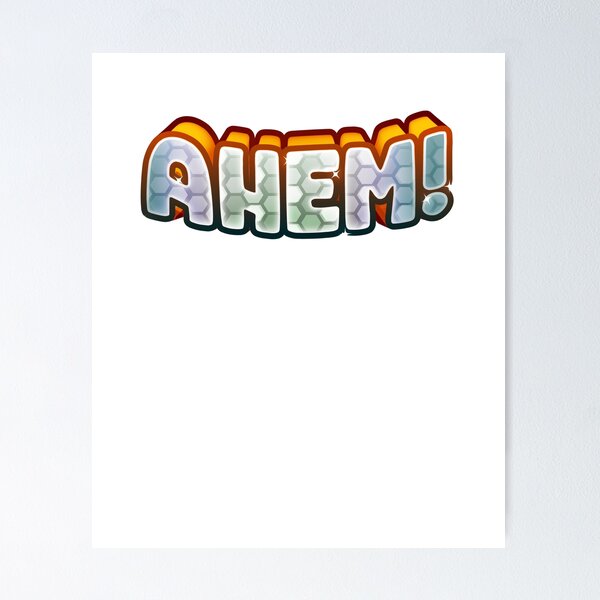 Item preview, One word ahem designed and sold by pirkchap.