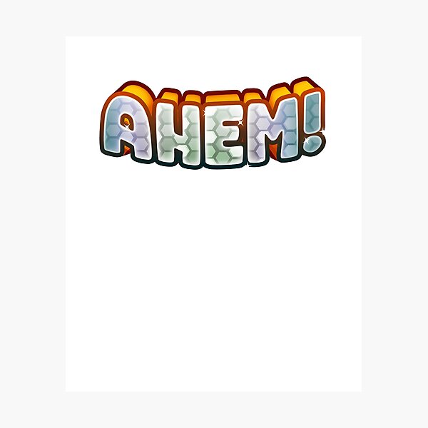 Item preview, One word ahem designed and sold by pirkchap.