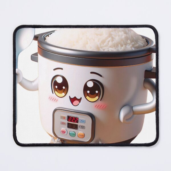 Item preview, "Whimsical Rice Cooker Adventure: Animated Charm with Cute Anime Spoon" designed and sold by Huycao211.