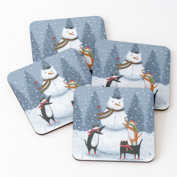 Item preview, Making A Snowcat designed and sold by KilkennyCat Art.