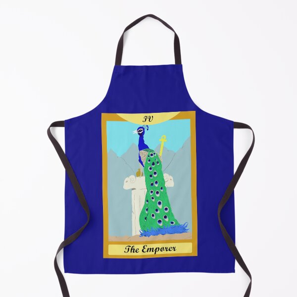 Item preview, The Emporer Tarot Card With Peacock designed and sold by TiffinByLK.