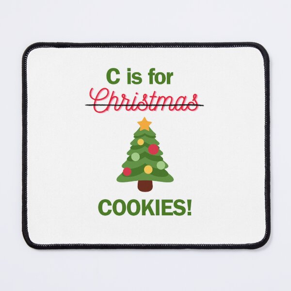Item preview, C is for Cookies Christmas Tree designed and sold by NimuehArt.