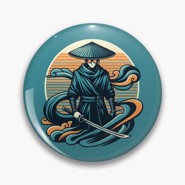 Item preview, Blue Eye Samurai - Retro Vintage Stylized designed and sold by Retro Travel Design.