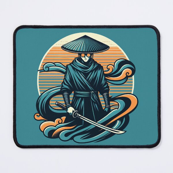 Item preview, Blue Eye Samurai - Retro Vintage Stylized designed and sold by Retro Travel Design.
