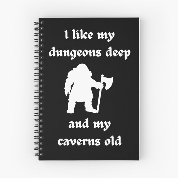 Item preview, I like my dungeons deep and my caverns old designed and sold by RockNRole.