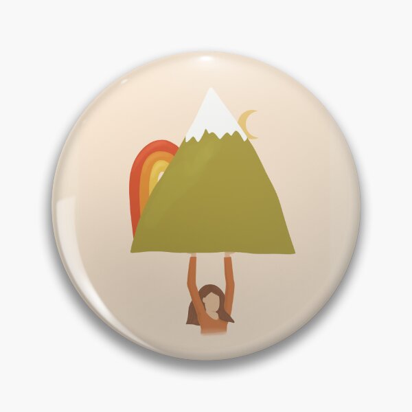 Item preview, Woman carries a mountain designed and sold by CreativeElle.