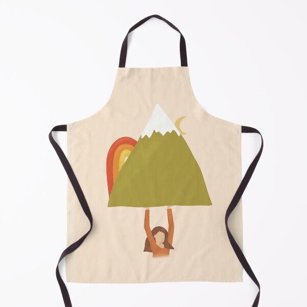 Item preview, Woman carries a mountain designed and sold by CreativeElle.