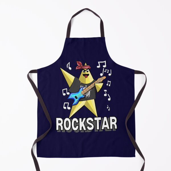 Item preview, Rockstar Pun with a Cartoon Star Rocking Out designed and sold by AloraDawnEve.