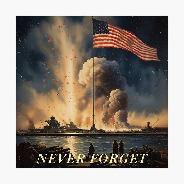 Item preview, World War 2 Pearl Harbor Day 01 designed and sold by Studio Stickers.