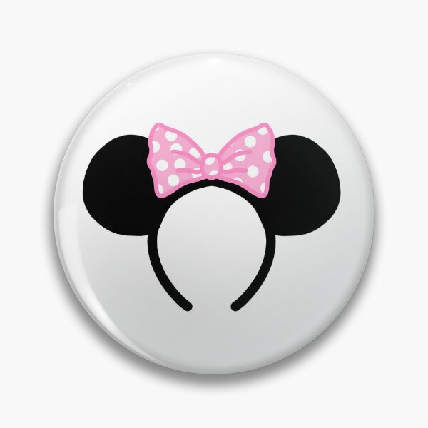 Item preview, Black Mouse Ears with Pink Polka Dot Bow designed and sold by MagicChelsea.