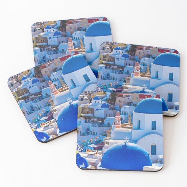 Item preview, Blue Domes, Oia, Santorini designed and sold by Brian Shaw.