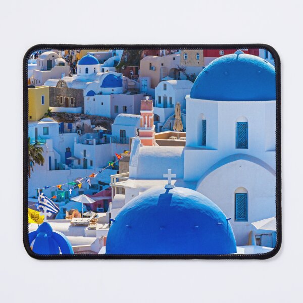 Item preview, Blue Domes, Oia, Santorini designed and sold by Brian Shaw.