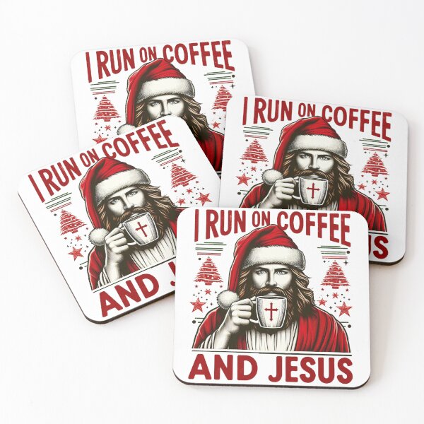 Item preview, I Run On Coffee And Jesus designed and sold by vectcd.