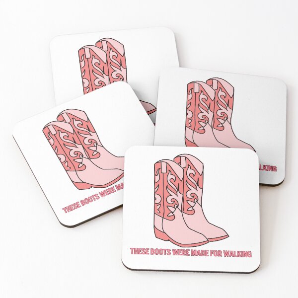 Item preview, These Boots Were Made For Walking Pink Cowgirl designed and sold by NimuehArt.