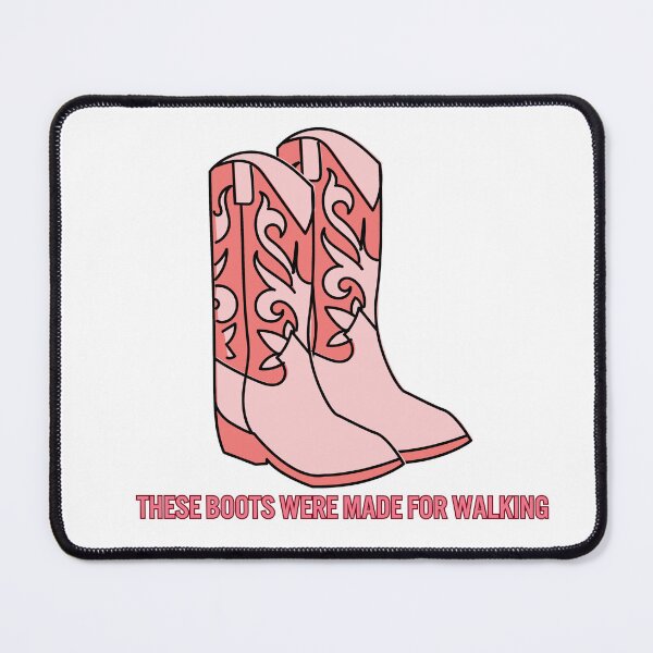 Item preview, These Boots Were Made For Walking Pink Cowgirl designed and sold by NimuehArt.