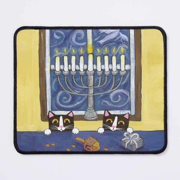 Item preview, Hanukkah Cats designed and sold by KilkennyCat Art.
