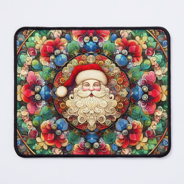 Item preview, The Seasonal Warmth: Santa Claus in Mandala Style designed and sold by OneMeArt.