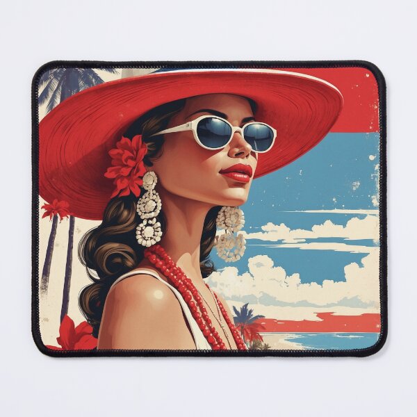 Item preview, Playa del Carmen Mexico Vintage Poster Tourism designed and sold by TravelersGems.