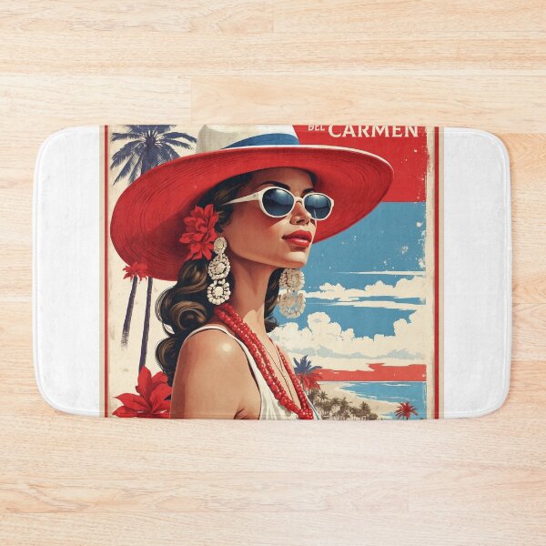 Item preview, Playa del Carmen Mexico Vintage Poster Tourism designed and sold by TravelersGems.