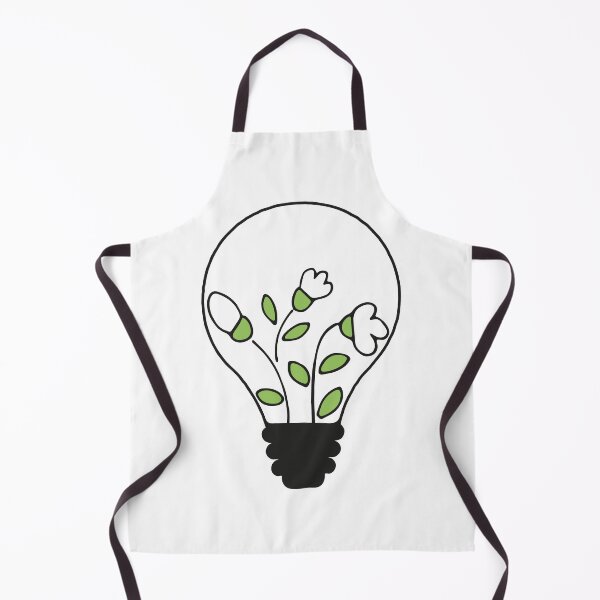 Item preview, Floral lightbulb with cute flowers - green nature energy designed and sold by NataliaVVV.