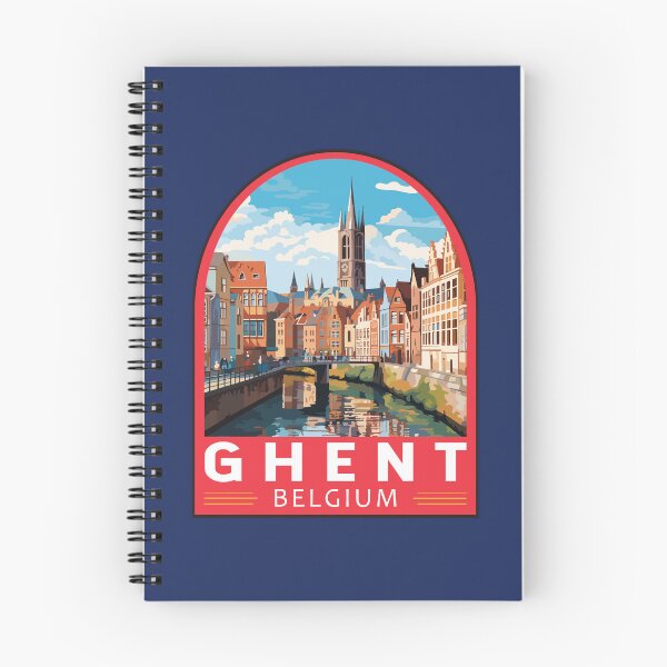 Item preview, Ghent Belgium Travel Art Emblem designed and sold by KrisSidDesigns.