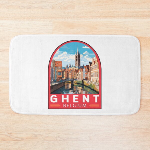 Item preview, Ghent Belgium Travel Art Emblem designed and sold by KrisSidDesigns.