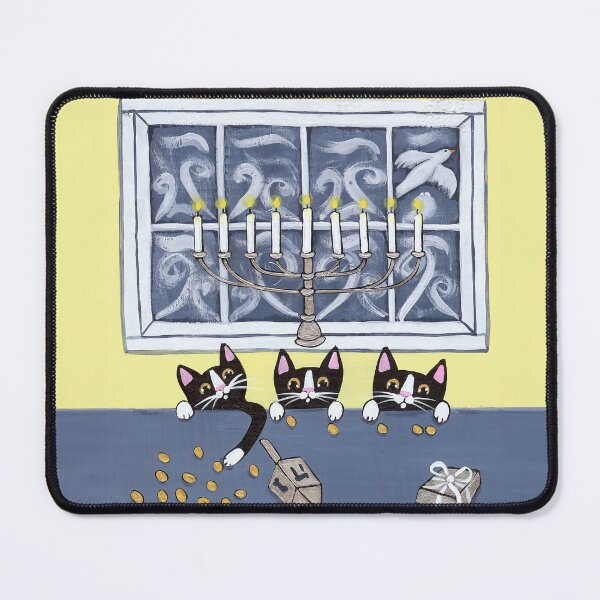 Item preview, Hanukkah Kitties designed and sold by KilkennyCat Art.