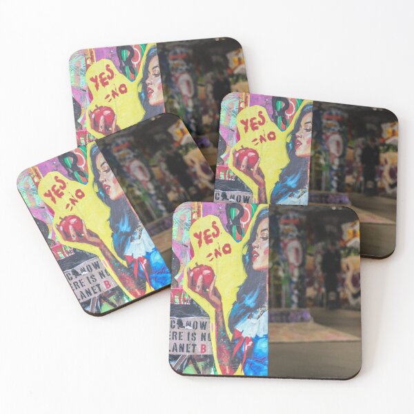 Item preview, Graffiti - Yes/ No designed and sold by JuliaGeens.