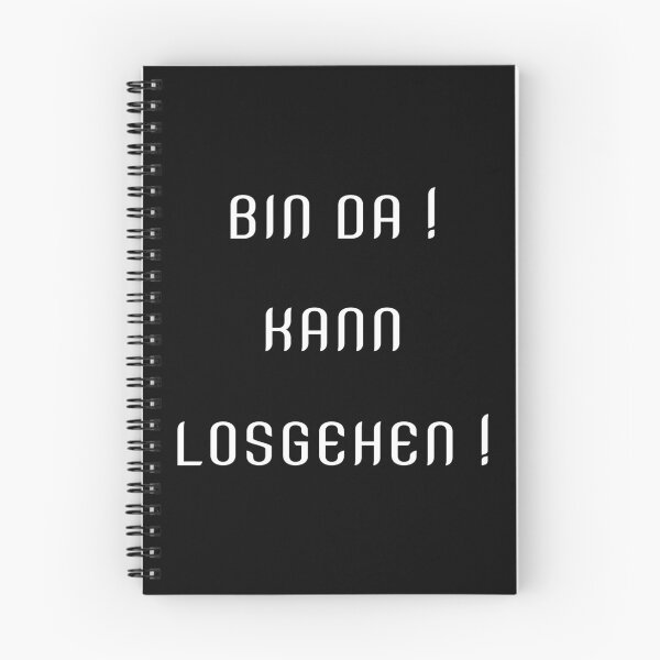 Item preview, Bin da kann losgehen Classic designed and sold by UniqueDesignHub.