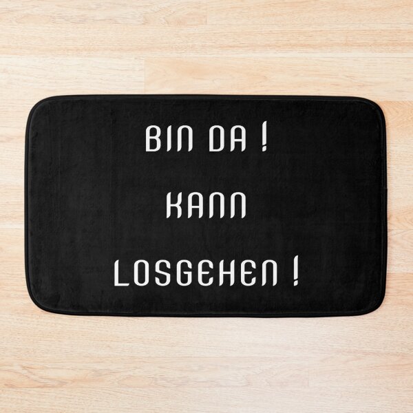 Item preview, Bin da kann losgehen Classic designed and sold by UniqueDesignHub.